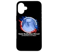American Saint St Katharine Drexel Catholic Case for iPhone 16 Plus
