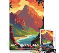American Samoa 1000 Piece Jigsaw Puzzle for Teenagers Intellect Fun Mindful Escape Exact Edges Birthday Present (38X52CM)