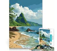 American Samoa Adult Jigsaw1000 Pieces Mind Boost Game Premium Laser Cut Quality Relaxing Indoor Group Activity (38x26cm)