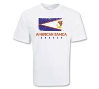 American Samoa Women's Womens Soccer T-Shirt in White | Size: Medium American Samoa White M