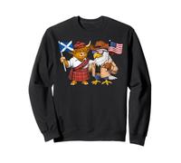 American Scottish Roots USA Scotland Flag American Scottish Sweatshirt