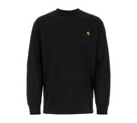 American Script L/S T-shirt - male - Carhartt Wip - Long Sleeve T-Shirts - Black - XL - Tops XL