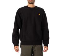 Carhartt WIP Mens American Script Sweatshirt - Black - XL