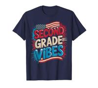 American Second Grade Vibes Bruh We Back 250 Years Teacher T-Shirt