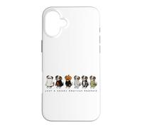 American Shepherd Dog Lover Spooky Fall Halloween Graphic Case for iPhone 16 Plus