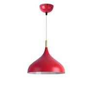American Simple Pendant Lamp, Industrial Light Fixture, A Unique 1-Head Restaurant Decorative Hanging Lights, Office Metal Droplight, for Kitchen Island, Dining Ta