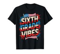 American Sixth Grade Vibes Teacher I Teach Cutest Pumpkins Value Graphic T-Shirt, Men, Black, L