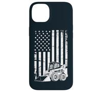 American Skid Steer Operator USA Construction Crew Case for iPhone 14 Plus