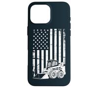 American Skid Steer Operator USA Construction Crew Case for iPhone 16 Pro Max
