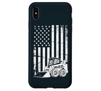 American Skid Steer Operator USA Construction Crew Case for iPhone XS Max