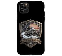American Snowmobile Club Snow Sled Owner Snowmobiling USA Case for iPhone 11 Pro Max