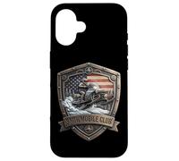 American Snowmobile Club Snow Sled Owner Snowmobiling USA Case for iPhone 16