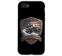 American Snowmobile Club Snow Sled Owner Snowmobiling USA Case for iPhone SE (2020) / 7/8