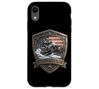 American Snowmobile Club Snow Sled Owner Snowmobiling USA Case for iPhone XR