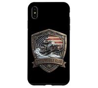 American Snowmobile Club Snow Sled Owner Snowmobiling USA Case for iPhone XS Max
