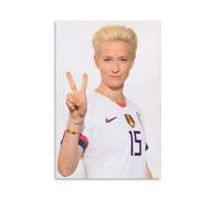 American Soccer Player Mega Rapino Sports Poster Art Print Usa Womens Soccer World Cup Uswnt Mega Rapino Cool Shoot Wall Art Decor For Bedroom Bar Cart Bathroom Living Room (2)