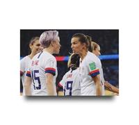 American Soccer Player Mega Rapino Sports Poster Art Print Usa Womens Soccer World Cup Uswnt Mega Rapino Cool Shoot Wall Art Decor For Bedroom Bar Cart Bathroom Living Room (56)