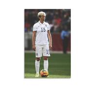 American Soccer Player Mega Rapino Sports Poster Art Print Usa Womens Soccer World Cup Uswnt Mega Rapino Cool Shoot Wall Art Decor For Bedroom Bar Cart Bathroom Living Room (5)
