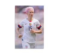 American Soccer Player Mega Rapino Sports Poster Art Print Usa Womens Soccer World Cup Uswnt Mega Rapino Cool Shoot Wall Art Decor For Bedroom Bar Cart Bathroom Living Room (10)