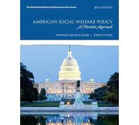 American Social Welfare Policy: A Pluralist Approach