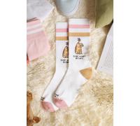 American Socks - Be Capy Mid High - Socks - white - Onesize - 85% Cotton, 10% Nylon, 5% Elastane Onesize