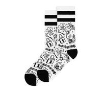 American Socks - Burning Rage Mid High - Socks - white - Onesize - 67% Cotton, 21% Polyamide, 6% Polyester, 6% Elastane Onesize