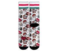 American Socks - Love Hurts Mid High White - Socks - white - S/M - 67% CoolMax (R), 17% Polyamide, 10% Cotton, 6% Elastane S/M