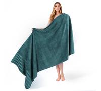 American Soft Linen 100% Turkish Genuine Cotton Large, Jumbo Bath Towel 35x70 Premium & Luxury Towels for Bathroom, Maximum Softness & Absorbent Bath Sheet [Worth $34.95] - Colonial Blue