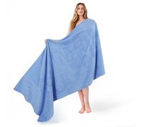 American Soft Linen Jumbo Large Bath Towels, 100% Turkish Cotton Bath Sheet 35 in 70 in, Bath Towel Sheets for Bathroom, Bath Sheet Towels, Sky Blue Bath Sheet