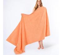 American Soft Linen Oversized Bath Sheet 40x80 Extra Large for Bathroom, 600 GSM 100% Cotton Turkish Jumbo Bathsheet Towels for Adults Malibu Peach Bath Sheet