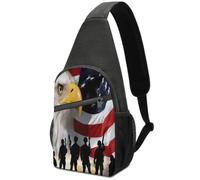 American Soldiers And Eagles Crossbody Bag Fanny Pack Chest Bag