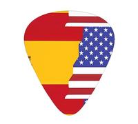 American Spain Flag Guitar Plectrums 12 Pieces For Ukulele Bass Instrument Accessories