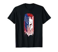 American Spartan Patriotic Warrior T-Shirt T-Shirt