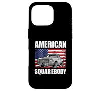 American Squarebody Classic Pick Up Truck Men USA Flag Case for iPhone 16 Pro