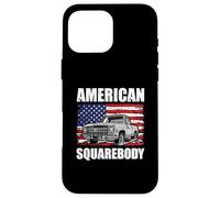 American Squarebody Classic Pick Up Truck Men USA Flag Case for iPhone 16 Pro Max
