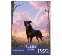 American Staffordshire Terrier Jigsaw Puzzles Puzzle for Adults Kids. 1000 Piece Whimsical Challenge Toy Educational Games Home Decoration for Educational Games Gifts 70x50cm/1000pcs