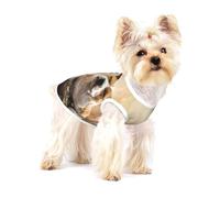 American Staffordshire Terrier Printing,Cotton Sleeveless Pet T-Shirt Soft Stretchy Puppy Breathable Vest,S