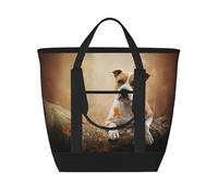 American Staffordshire Terrier Printing,Lunch Bags Large Capacity Insulated Tote Bag For Women Men Work Picnic Travel