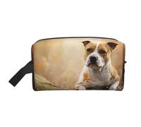 American Staffordshire Terrier PrintingMakeup Trave Bag for Women,Cosmetic Large Capacity Organizer