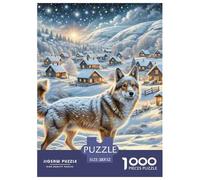 American Staffordshire Terrier Puzzles 1000 Pieces For Adults And Kids with Extra Fun Challenges Colourful Creativity Gift Giving Recycled Cardboard 52x38cm/1000pcs