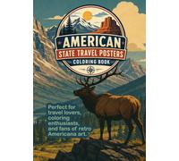 American State Travel Posters: Coloring Book