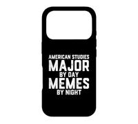 American Studies Major By Day Memes By Night America Student Case for iPhone 17 Pro
