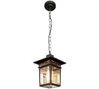 American Style Chandelier,Outdoor Waterproof and Rust-Proof Garden Lamp,E26 Single-Head Embedded Corridor Aisle Balcony Hanging, Villa Grape Rack Small Light