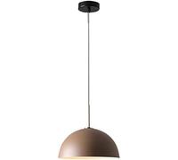 American Style Dome Pendant Light with Matte Metal Shade Hanging Light for Dining Table Farmhouse Chandelier Ceiling Light for Hallway Island Lights Home Decor Yearn for (C)