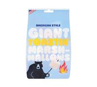 American Style Giant Pink & White Toastin’ Marshmallows - 500 g | Gluten Free Giant “Toastin’ Mallows” for BBQ, S’mores & Hot Chocolate | Multi-Occasion Versatility
