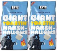 American Style GLUTEN FREE Giant Toasting Marshmallows 800g (2 x Bags) - White & Pink Perfect for Barbeque, Bonfire Roast, Toastin' & Smores Sold by Slamtech