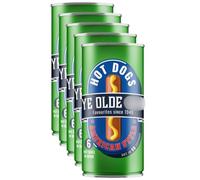 American Style Hot Dogs 560g x Pack of 5 - These Juicy Hot Dogs in Brine Are a Must-have for Any Barbecue, Picnic, Family Gathering, or Mealtime