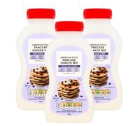 American Style Pancake Shaker Mix with Chocolate Chips, Just Add Water, Suitable for Vegetarians, 155g, Pack of 3