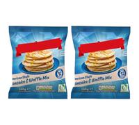 American Style Pancake & Waffle Mix 200g Bags Pack Of 2, Fluffy Pancakes or Crispy Waffles - Easy To Use Mix for Sweet or Savoury Breakfasts