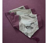 American Table Flag Purple Cotton Linen Bed Tail Towel Bed Flag Table Table Decoration Tablecloth 38200cm (Size : 38220cm) (38 * 200cm)